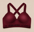 Kiss & Kiss Ladies Cross-Back Push-Up Bra